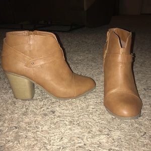 Cognac Ankle Boots